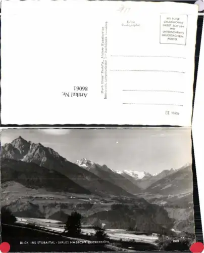 86061,Stubaital Neustift Habicht Blick ins Tal