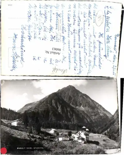 86063,Ranalt in Tirol Stubaital Neustift