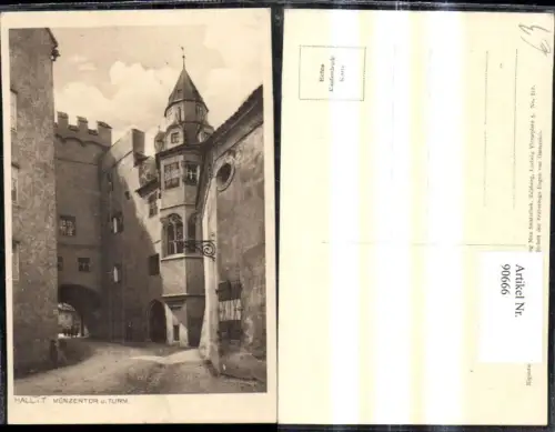 90666,Hall i. Tirol Münzertor u. Turm