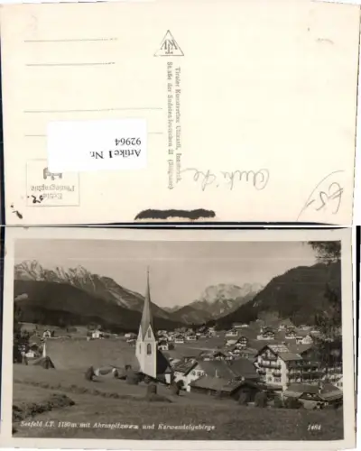 92964,Seefeld in Tirol Partie am Ortsrand