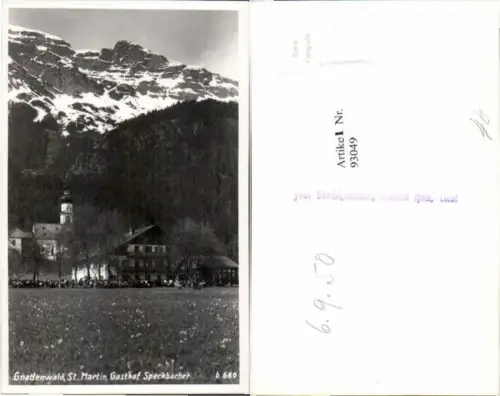93049,Gnadenwald St Martin Hall Gasthaus Speckbacher