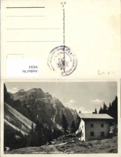 94261,Alpengasthaus Herzeben im Pinnistal Neustift