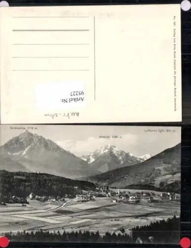 95227,Igls bei Innsbruck m. Habicht Totale 1905