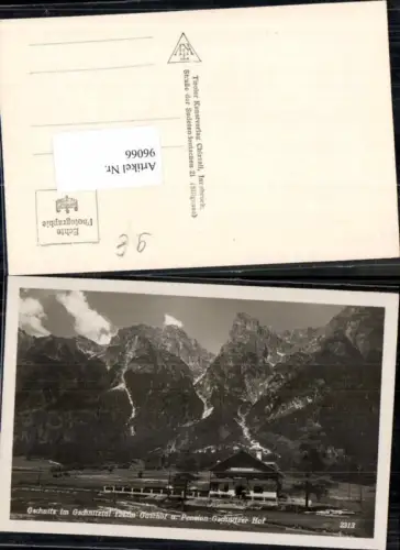 96066,Gschnitz im Gschnitztal Gasthaus Gschnitzer Hof