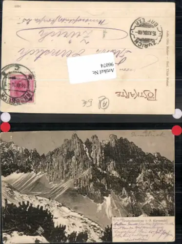 96074,Grubreisentürme Karwendel Scharnitz 1904