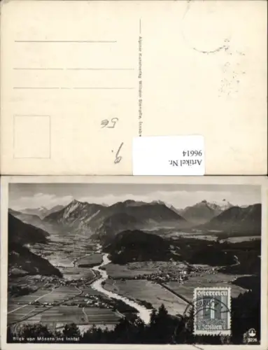96614,Blick v. Mösern i. Inntal Ortsansicht