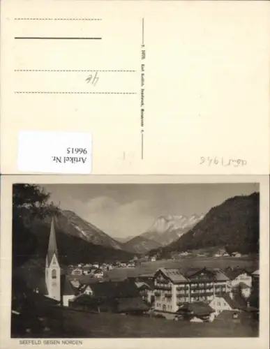 96615,Seefeld geg. Norden Häuseransicht m. Kirche