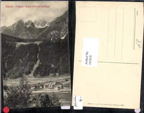 101810,Stubaital Fulpmes Grand Hotel und Kalkkögel