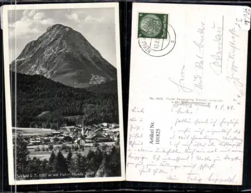 101825,Seefeld Totale mit Hohe Munde