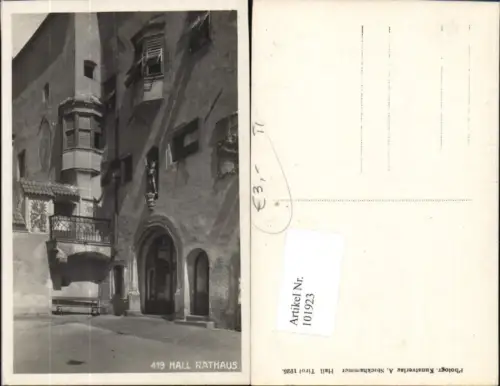 101923,Hall in Tirol Rathaus