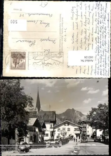 102128,Foto AK Seefeld Straßenansicht Oldtimer Auto