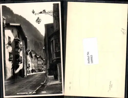 109903,Rattenberg am Inn Strassenpartie 1930