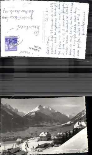 112381,Fulpmes Gasthof Alpenrose Winteransicht 1961 Bezirk Innsbruck (Land)