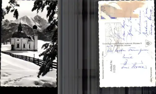 112525,Seefeld i. Tirol Seekirchlein Winteransicht Bezirk Innsbruck (Land)