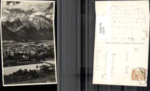 112533,Hall i. Tirol 1929 Bezirk Innsbruck (Land)
