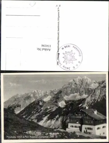 114194,Pfeishütte bei Praxmar Scharnitz