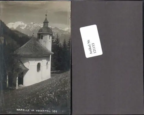 121153,Kapelle im Voldertal bei Volders Kirche Tolle seltene Fotokarte