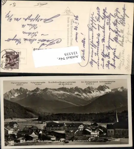 121535,Seefeld in Tirol Teilansicht 1936