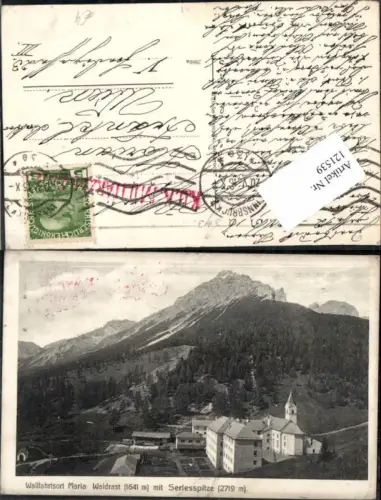 121539,Maria Waldrast bei Igls Innsbruck 1915 Zensuriert