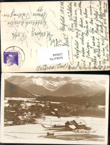129044,FotoAK Seefeld in Tirol Ortsrand 1943
