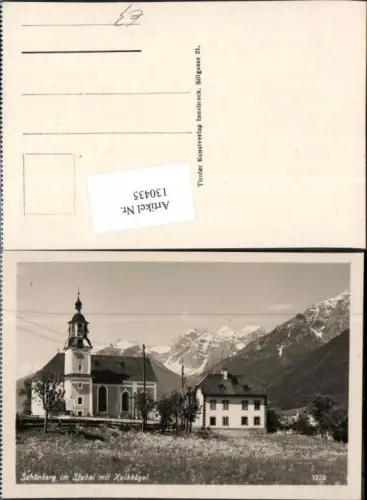 130435,Schönberg in Stubai Kalkkögel Kirche Haus