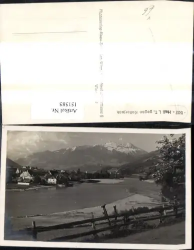 151585,Foto Ak Hall i. Tirol geg. Kellerjoch pub Hans Schneller 507