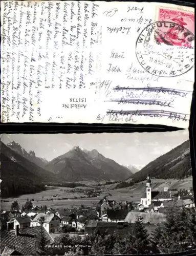 151738,Foto Ak Fulpmes Stubaital Teilansicht
