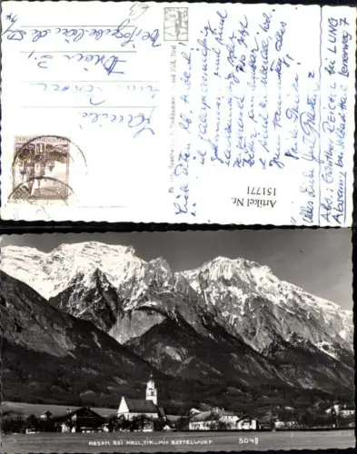 151771,Foto Ak Absam b. Hall i. Tirol m. Bettelwurf
