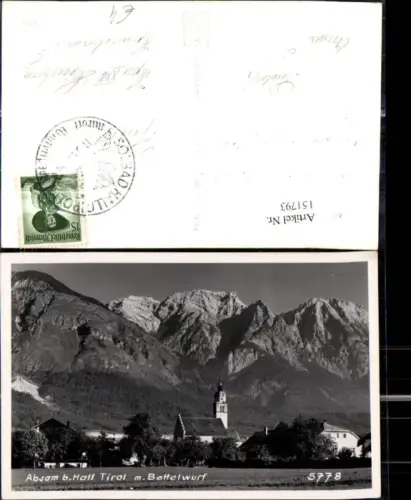151793,Foto Ak Absam b. Hall i. Tirol m. Bettelwurf Kirche