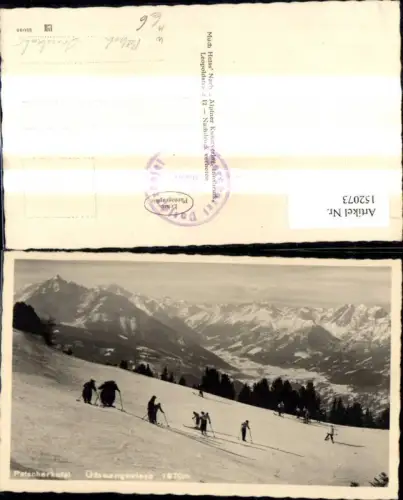 152073,Foto Ak Patscherkofel Übungswiese Schi Ski Skifahrer Patsch