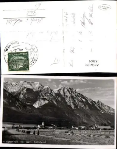 152079,Foto Ak Absam b. Hall i. Tirol m. Bettelwurf Kirche Heureitern Heinzen