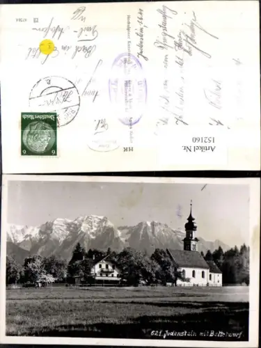 152160,Foto Ak Rinn Judenstein m. Bettelwurf Kirche