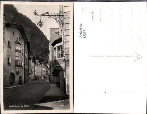 152571,Rattenberg i. Tirol Strassenansicht