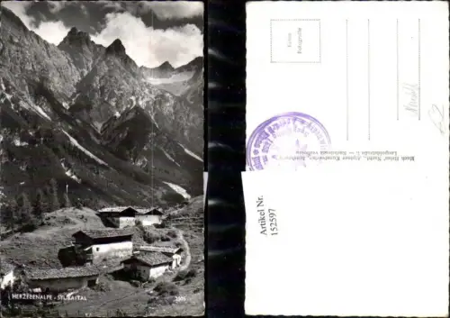 152597,Herzeben Alm Herzebenalpe b. Neustift i. Stubaital