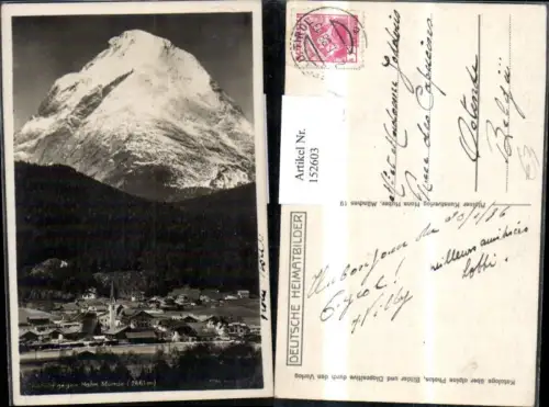 152603,Seefeld geg. Hohe Munde 1936