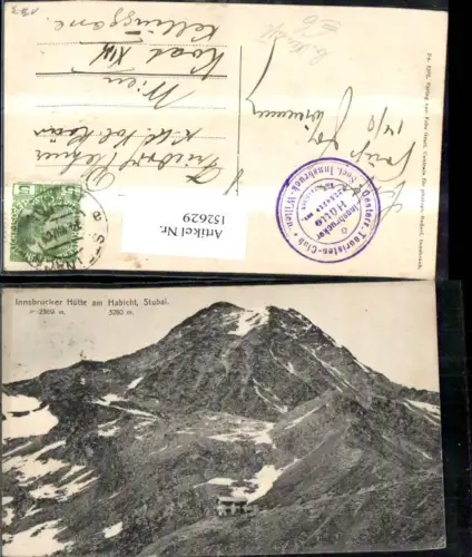 152629,Innsbrucker Hütte a. Habicht Stubai Gschnitz Neustift i. Stubaital
