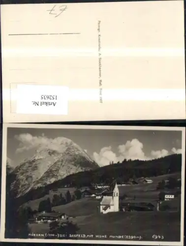 152635,Mösern b. Seefeld i. Tirol m. Hohe Munde