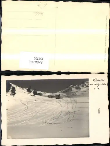 152730,Aus d. Voldertal a. Malgrübler Winteransicht Piste Berg Volders Tulfes