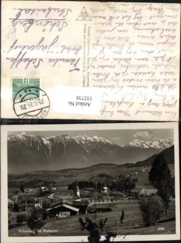 152738,Schönberg i. Stubaital 1934 Mieders Mühlbachl Patsch Telfes i. Stubai