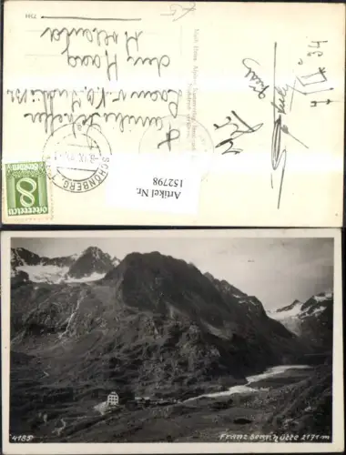 152798,Franz Senn Hütte 1934 Neustift i. Stubaital