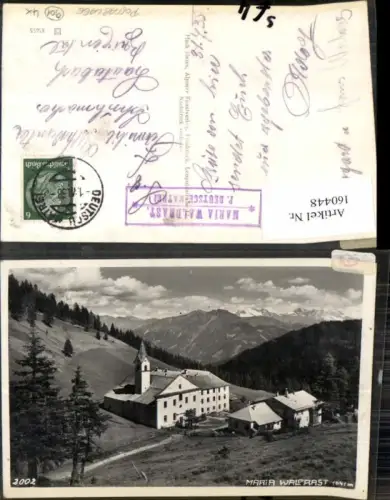 160448,Maria Waldrast deutsch Matrei Postablage 1938