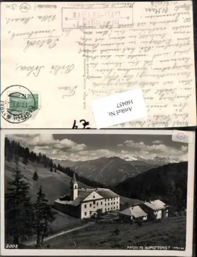 160457,Maria Waldrast bei Deutsch Matrei Postablage