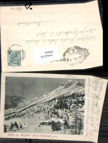 160464,Gruss aus Maria Waldrast Deutsch Matrei 1899