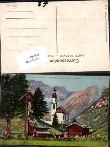160502,Motiv am Brenner Obernberg Tribulaun Gruss aus Tirol