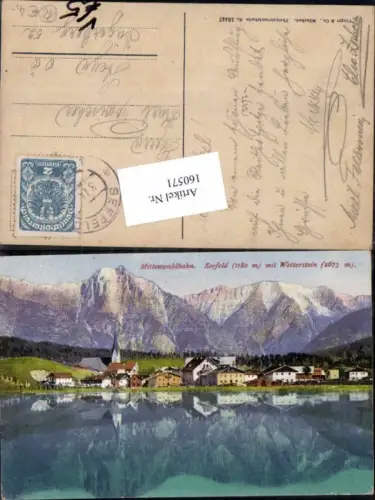160571,Mittenwaldbahn Seefeld in Tirol Wetterstein Purger Co 13447