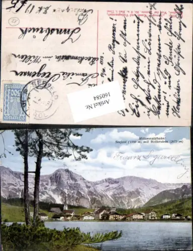160584,Mittenwaldbahn Seefeld in Tirol Tolle AK