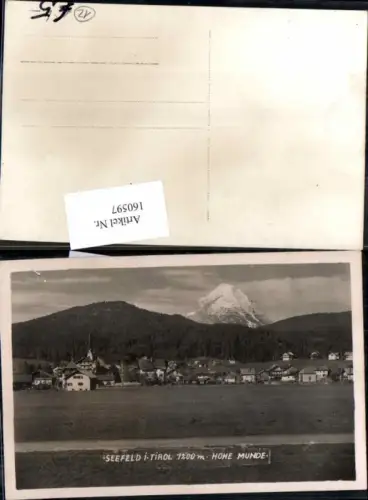 160597,Seefeld in Tirol Hohe Munde 1930