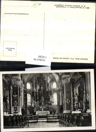 174289,Wallfahrt Eben Inneres d. Kirche
