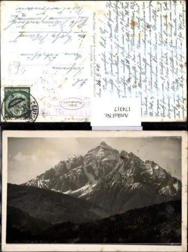 174317,Serles b. Innsbruck Berg Postablage Maria Waldrast Deutsch Matrei
