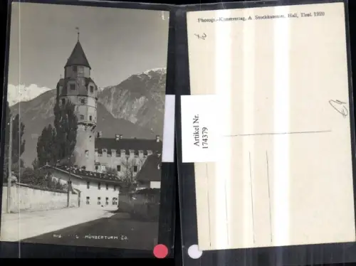 174379,Aus Hall i. Tirol Münzerturm